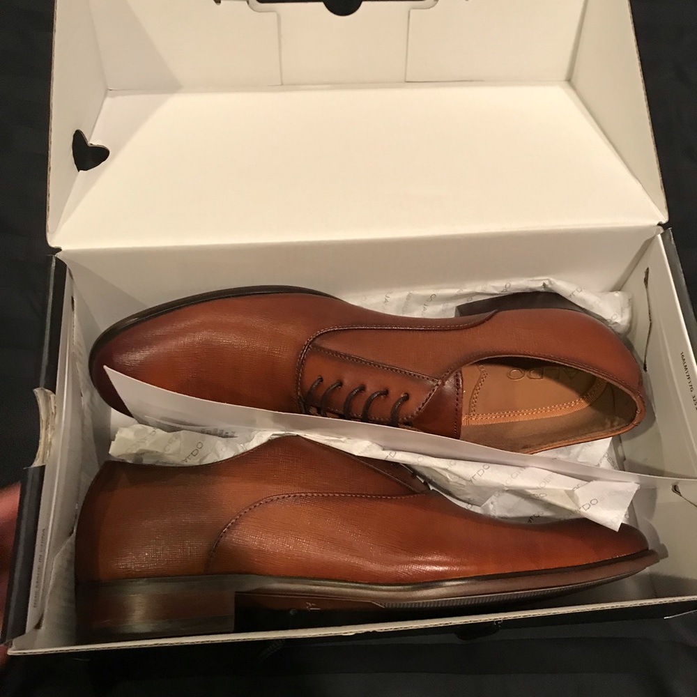 Aldo , Brown Dress Shoes, Never Worn - Picture 4 of 4
